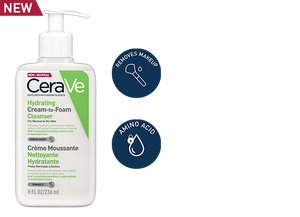 CeraVe Hydrating Cream-to-Foam Cleanser 236ml