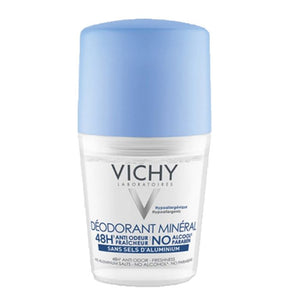 Vichy Deodorant Mineral 48hr Roll On ( Aluminum Salt Free )