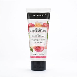 Tisserand Rose and Geranium Leaf The Hand Cream