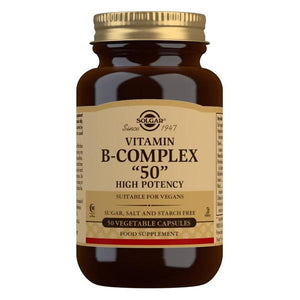 Solgar B-Complex "50" High Potency Tablets ( 50 Veg Caps )