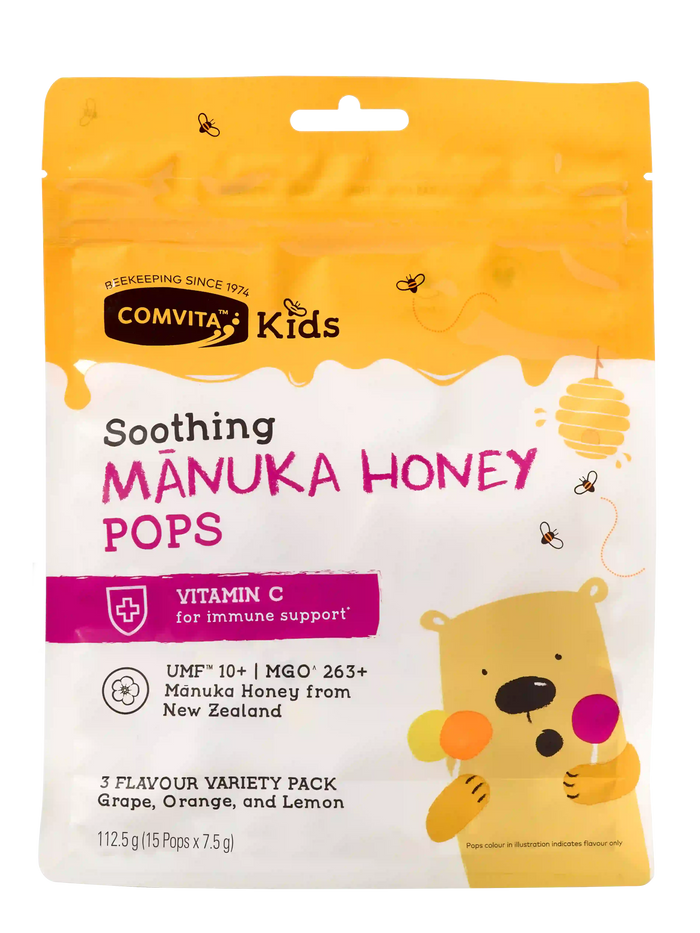 Comvita Kids Soothing Manuka Honey 15 Pops