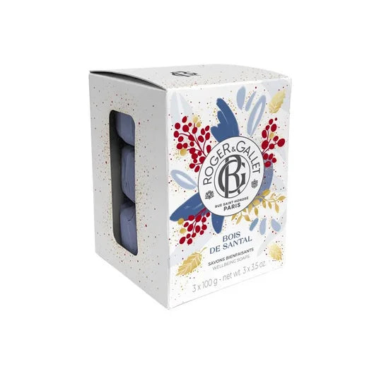 Roger & Gallet Bois De Santal Soap 3x100g Gift Set