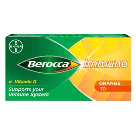 Berocca Immuno orange sugar free 30 tablets