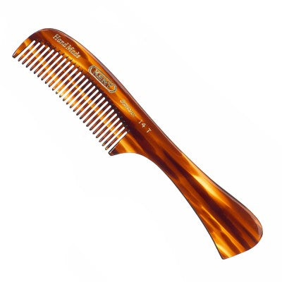 Kent 170mm Rake Comb - Medium Sized, Suitable for wet/thick hair.