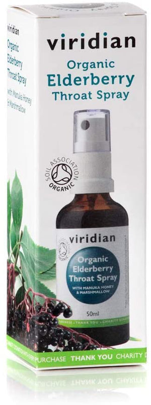 Viridian Organic Elderberry Throat spray