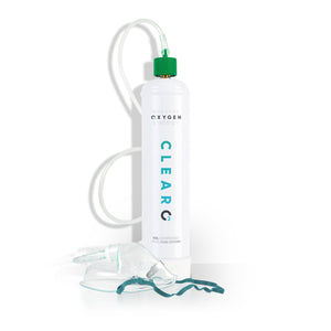 Clear O2 ( 110L Oxygen Can with Valve, Mask and Tube )