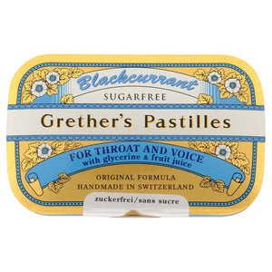 Grether's Blackcurrant Sugarfree Pastilles 60g