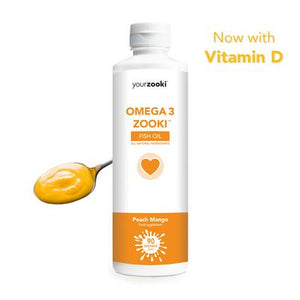 Omega 3 Zooki ( Peach Mango 450ml )