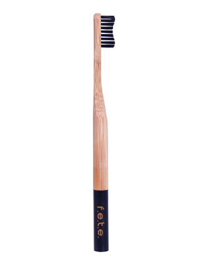 Bamboo Toothbrush Medium Black(f.e.t.e)