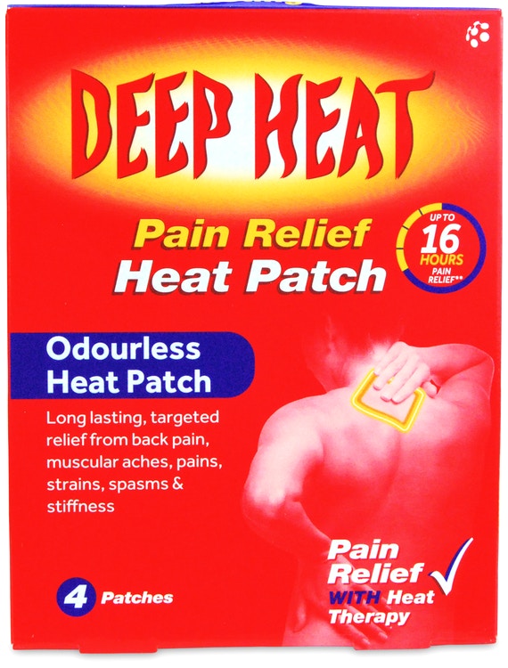 Deep Heat Pain Relief Heat Patch 4s