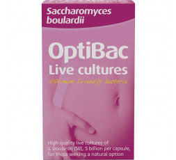 Optibac Saccharomyces Boulardi Capsules 16