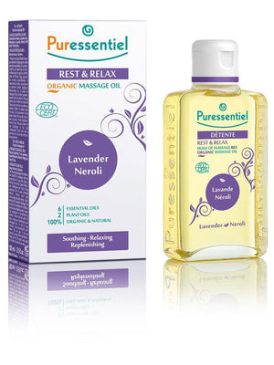 Puressentiel Rest & Relax (Lavender Neroli, Organic Massage Oil 100ml)