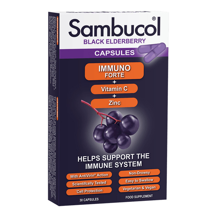 Sambucol Immuno Forte  ( 30 Capsules )