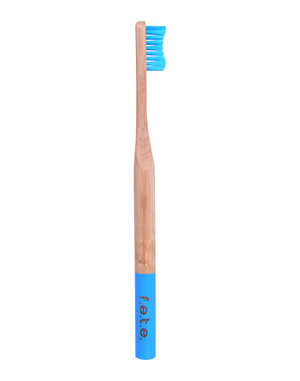 Bamboo Toothbrush Medium Bright Blue(f.e.t.e)