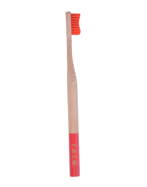 Bamboo Toothbrush Medium Red (f.e.t.e)