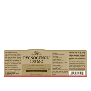 Solgar Pycnogenol 100mg Vegicaps 30