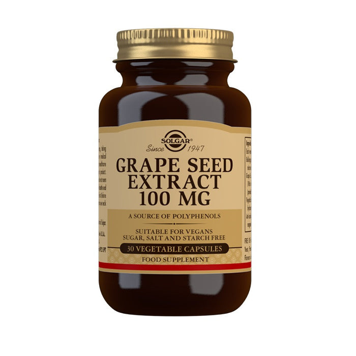 Solgar Grape Seed Extract 100mg Vegicaps 30