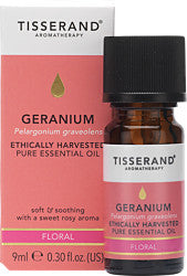 Tisserand Aromatherapy Geranium Ethically Harvested Pure Essential Oil 9ml