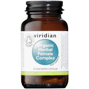 Viridian Herbal Female Complex Organic Veg Caps 30