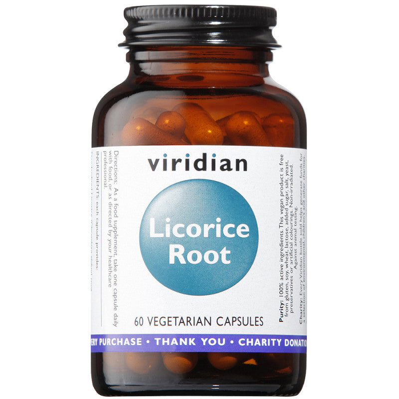 Viridian Licorice Root Extract Veg Caps 60