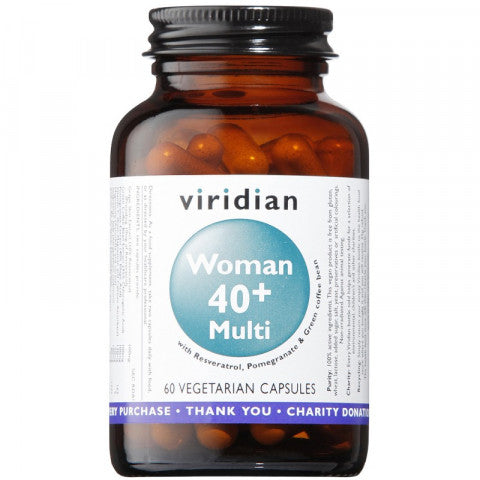 Viridian Women 40+ Multivitamin Veg Caps 60