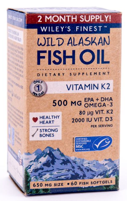 Wiley's Wild Alaskan Vitamin K2 ( 60 capsules )