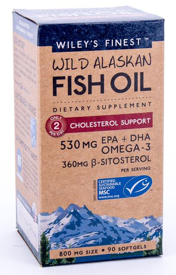 Wiley's Finest Wild Alaskan Cholestrol Support (90 Capsules)